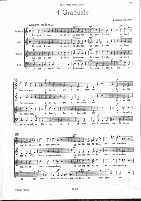 First page of Locus iste