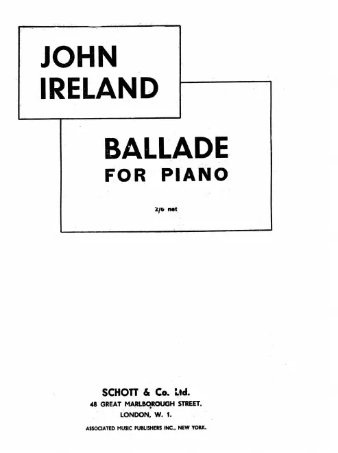 First page of Ballade