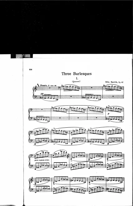 First page of Burlesques