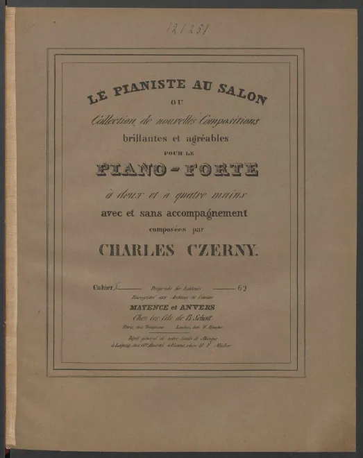 First page of Deux Rondinos pour le piano sur les Diamans de la Couronne