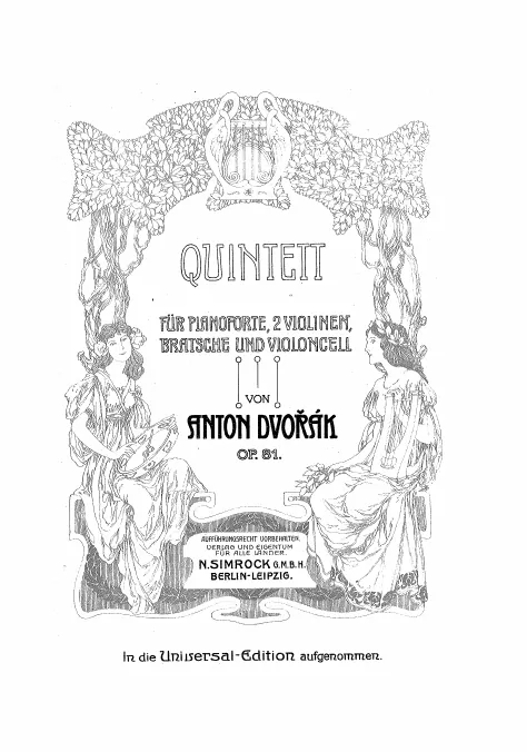 First page of Piano Quintet No.2