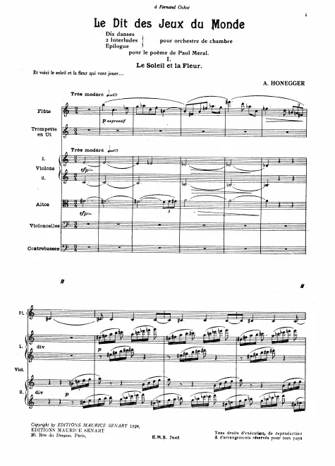 First page of Le dit des jeux du monde