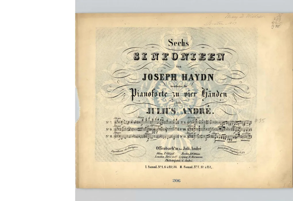 First page of Symphony No.95 in C minor