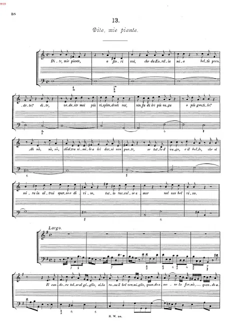 First page of Ditemi, o piante