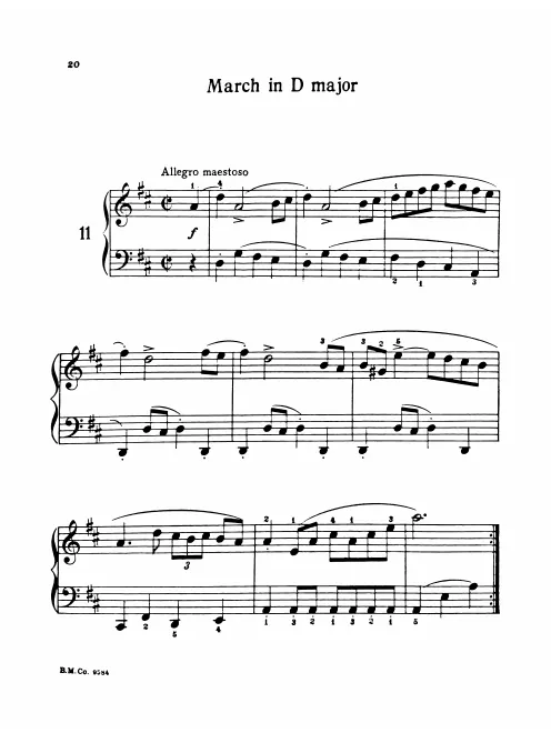 First page of 4 Pieces for Anna Magdalena Bach