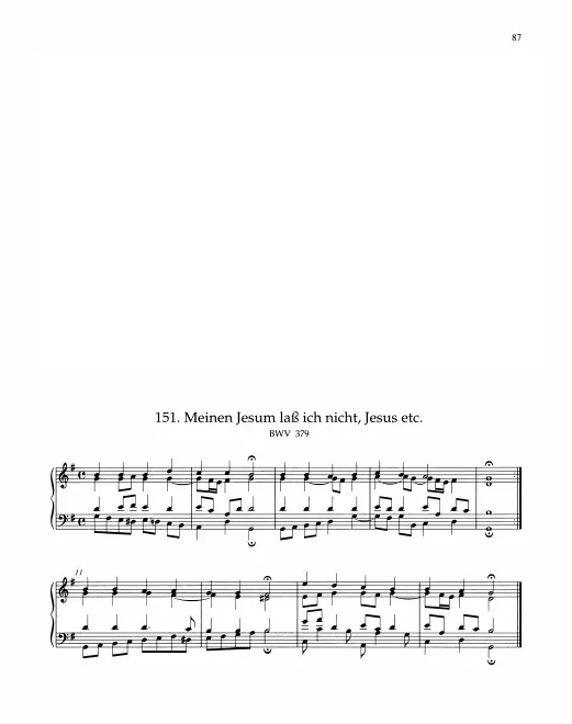 First page of Meinen Jesum laß ich nicht