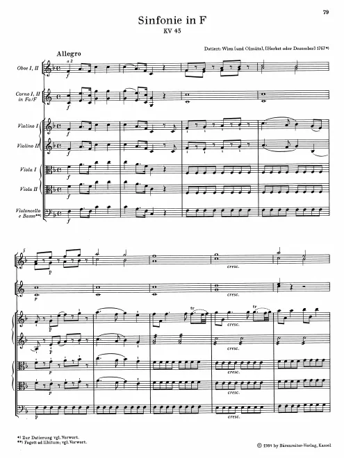 First page of Symphony No.6