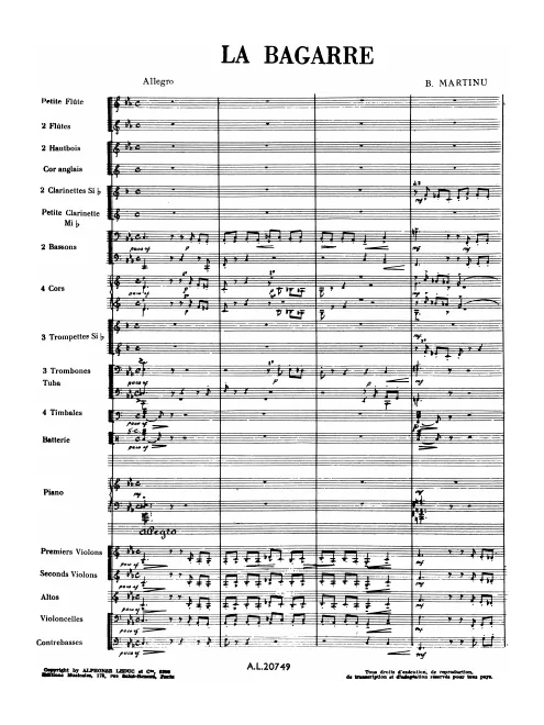First page of La Bagarre