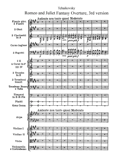 First page of Romeo and Juliet