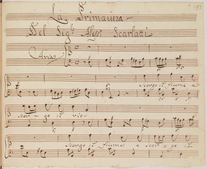 First page of Scorgo il fiume e scorgo il rio