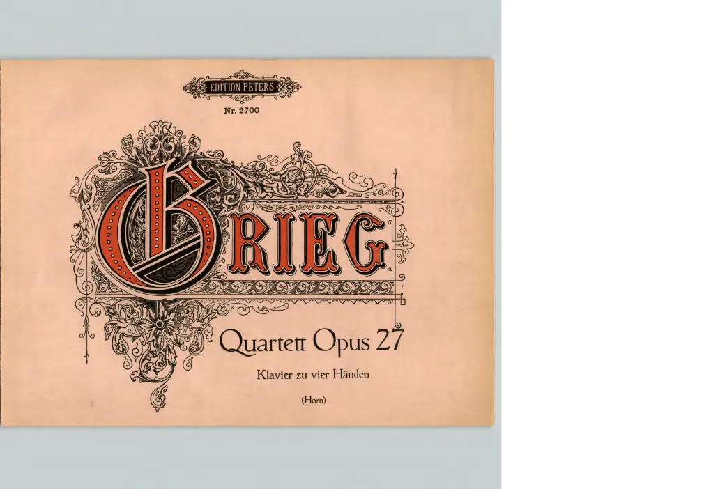 First page of String Quartet No.1