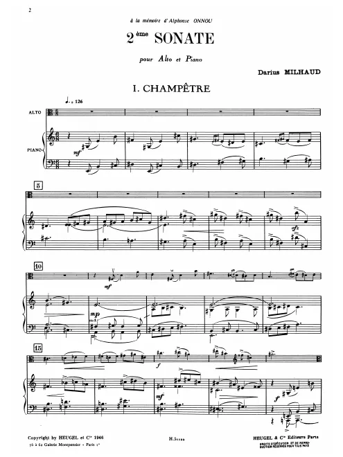 First page of Viola Sonata No.2