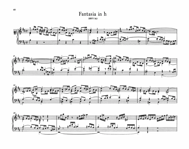 First page of Fantasia and Imitation