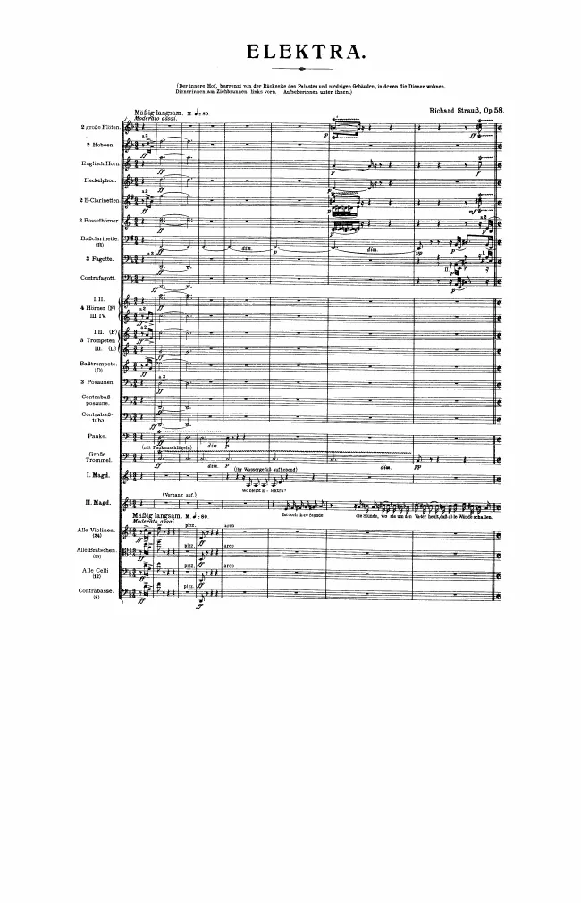 First page of Elektra