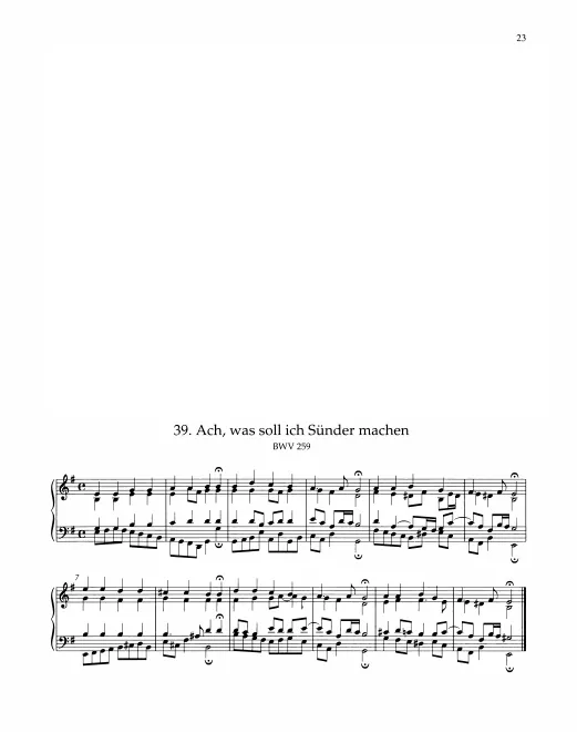 First page of Ach, was soll ich Sünder machen