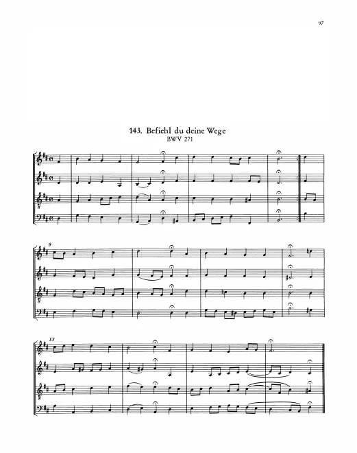 First page of Befiehl du deine Wege