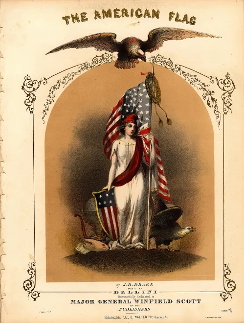 First page of The American Flag