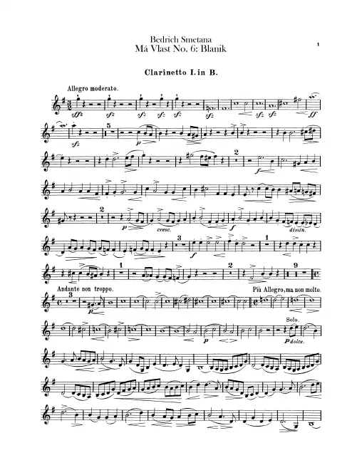 First page of Blaník