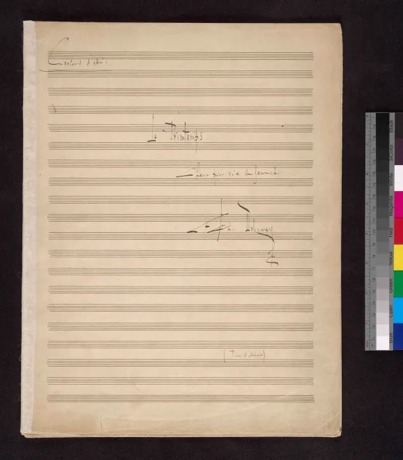 First page of Le printemps