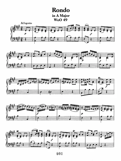 First page of Rondo