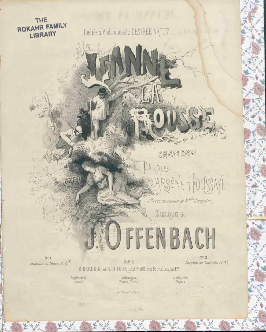 First page of Jeanne la rousse