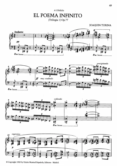 First page of El Poema Infinito