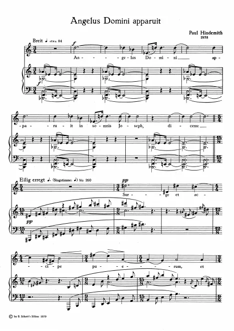 First page of Angelus Domini apparuit