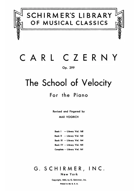 First page of The School of Velocity