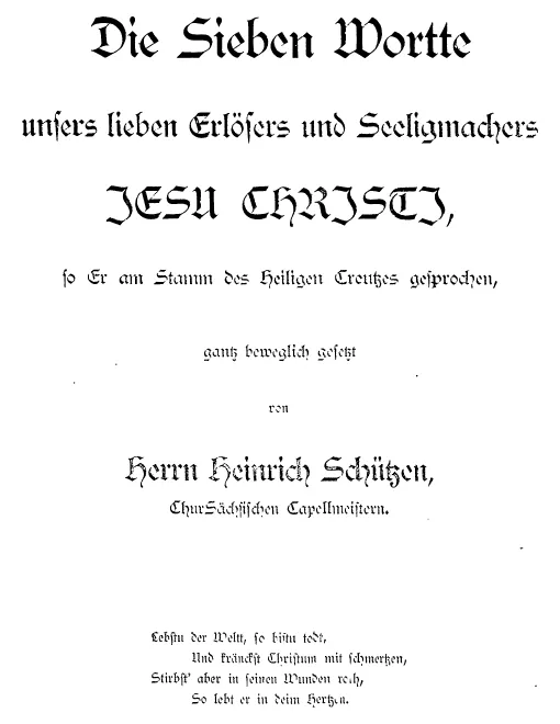 First page of Da Jesus an dem Kreuze stund