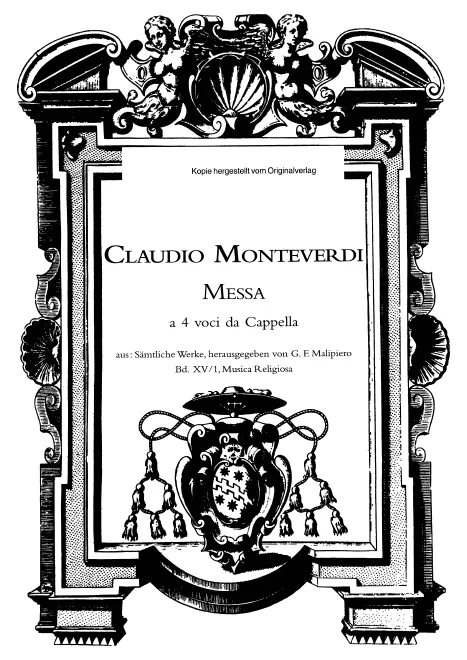 First page of Mass for Four Voices