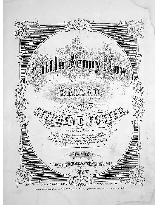 First page of Little Jenny Dow