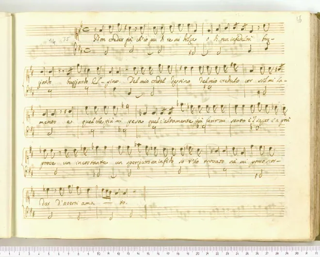 First page of Non creder già ch'io più di te mi dolga
