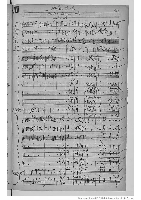 First page of Domine salvum