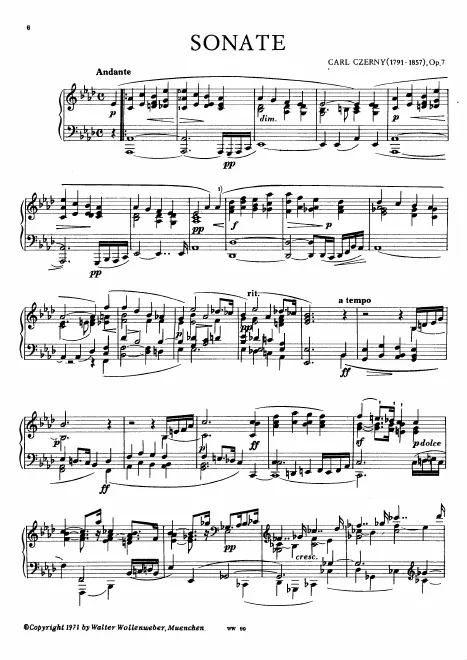 First page of Piano Sonata No.1