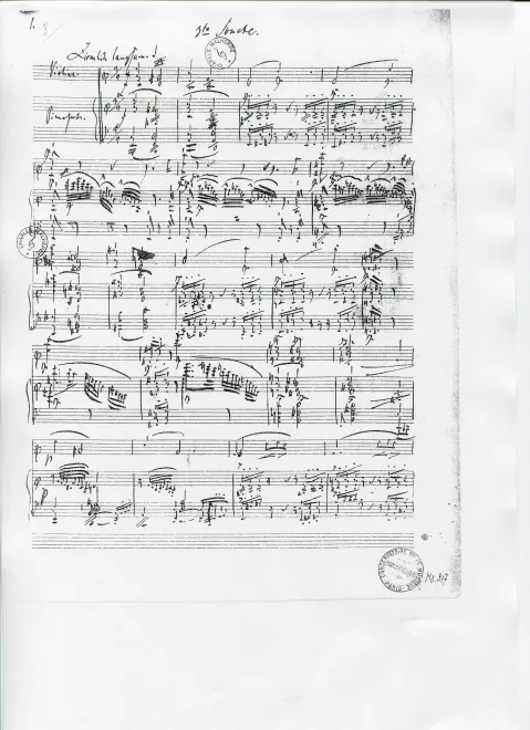 First page of Violin Sonata No.3