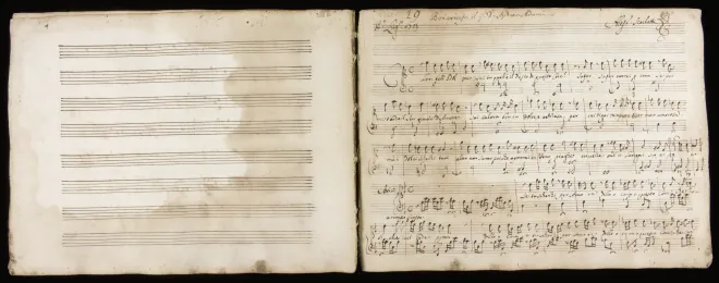First page of Clori bell'idol mio sai tu qual è il desio