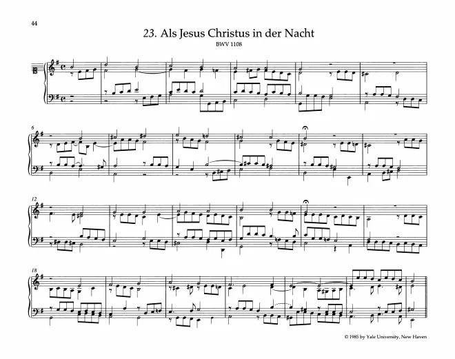 First page of Als Jesus Christus in der Nacht