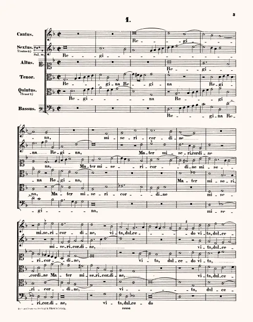 First page of Salve Regina