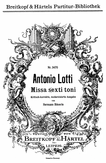 First page of Missa sexti toni