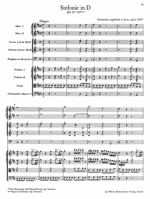 First page of Symphony No.47