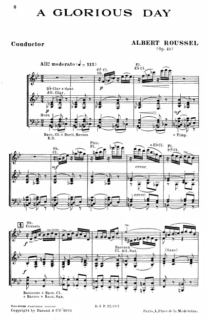First page of A Glorious Day