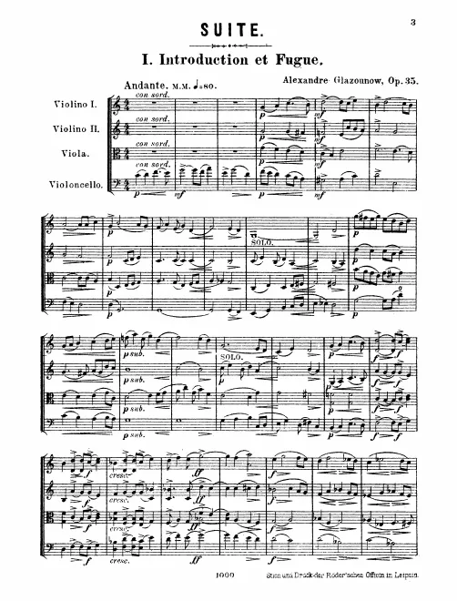 First page of Suite