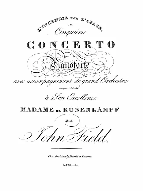 First page of Piano Concerto No.5