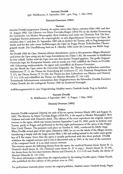 First page of Dimitrij