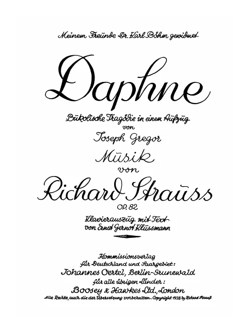 First page of Daphne