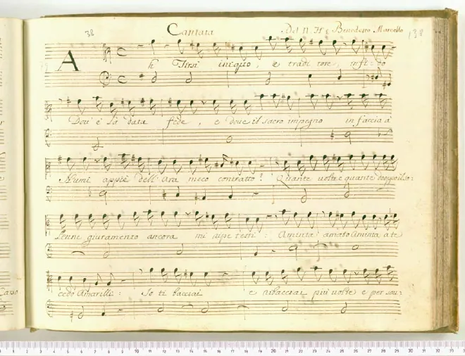 First page of Ah Tirsi iniquo e traditore infido