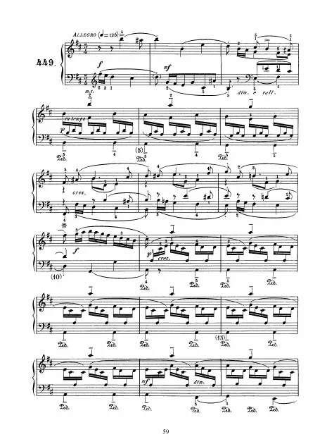 First page of Keyboard Sonata in B minor