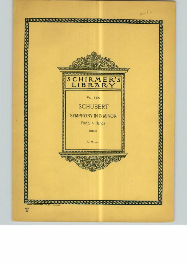 First page of Symphony No.8