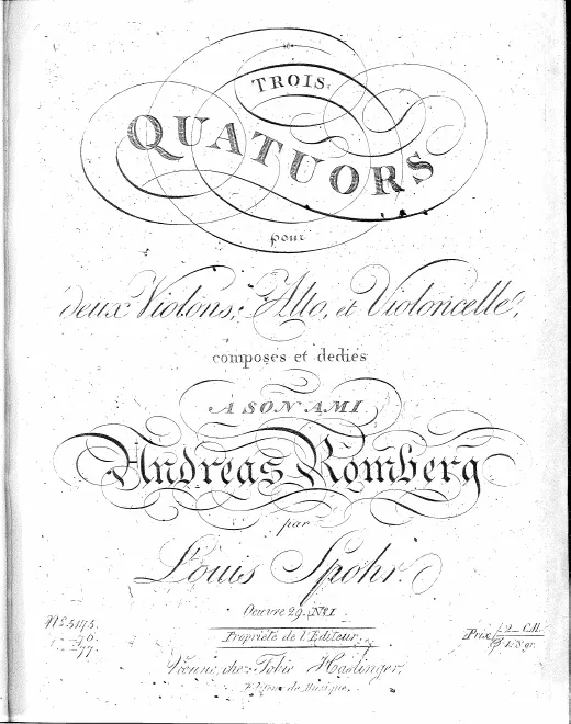 First page of String Quartet No.7