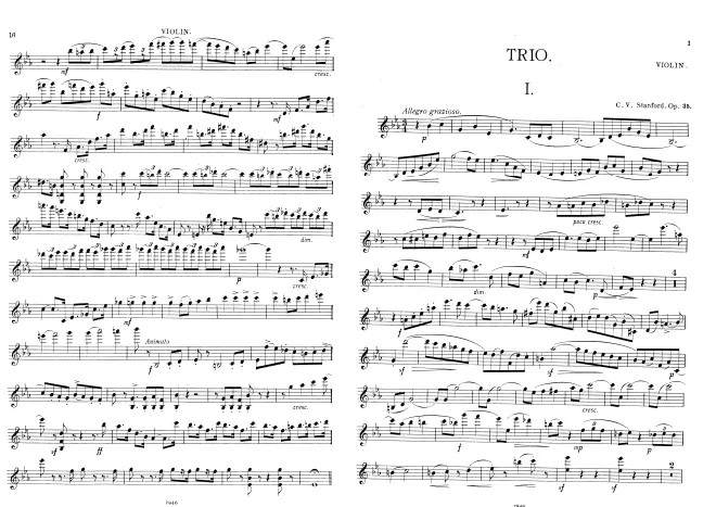 First page of Piano Trio No.1